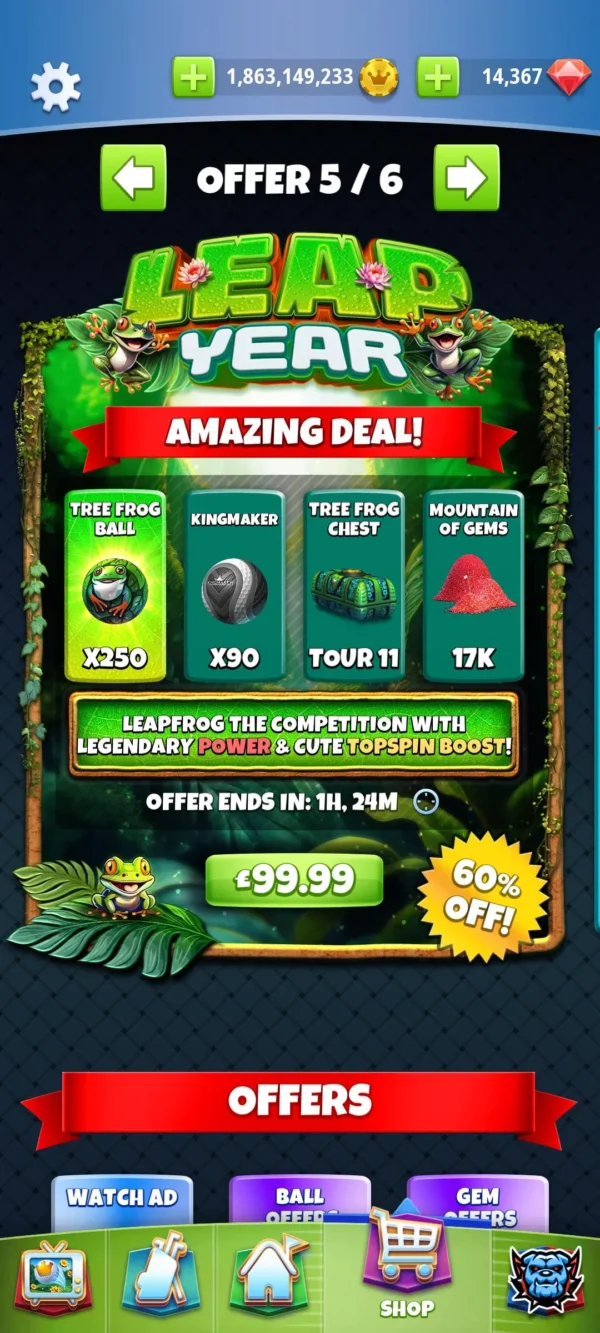 Golf Clash Gems & Packs Top Up - Image 3